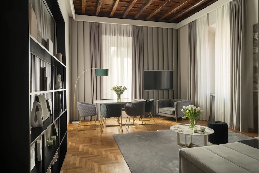 안티코 알베르고 델 솔레 알 판테온-Pantheon View Suite Apartment-7