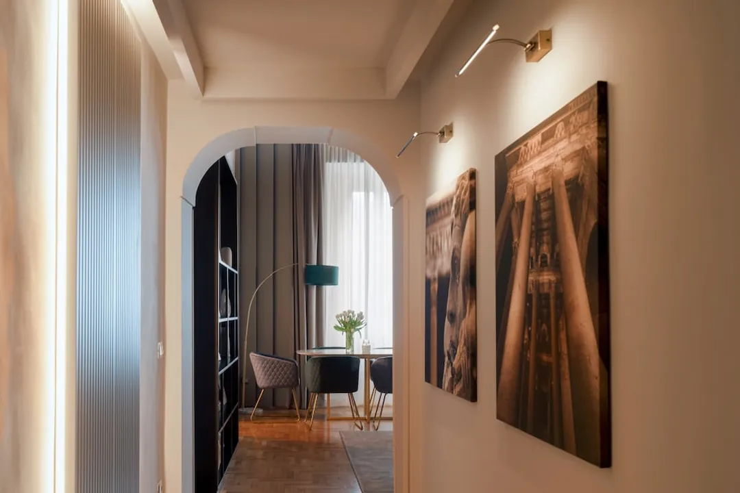 안티코 알베르고 델 솔레 알 판테온-Pantheon View Suite Apartment-9