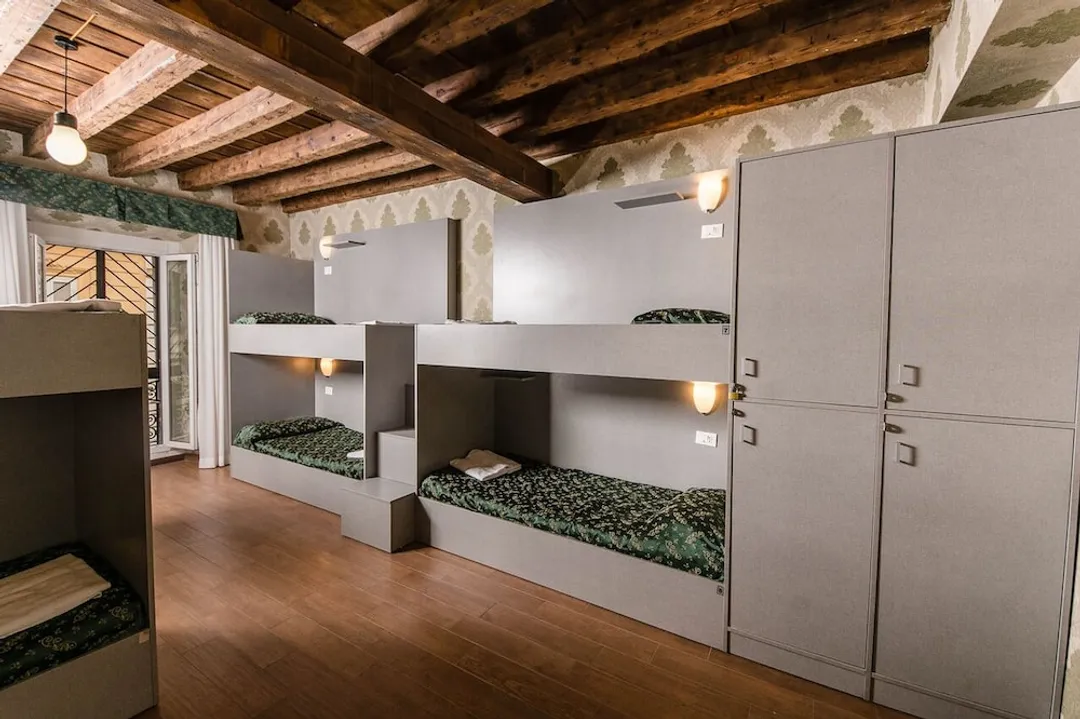 美麗飯店-Bed in 5-Bed Dormitory Room - 1 single bed and 2 bunk beds (5 single beds)-4
