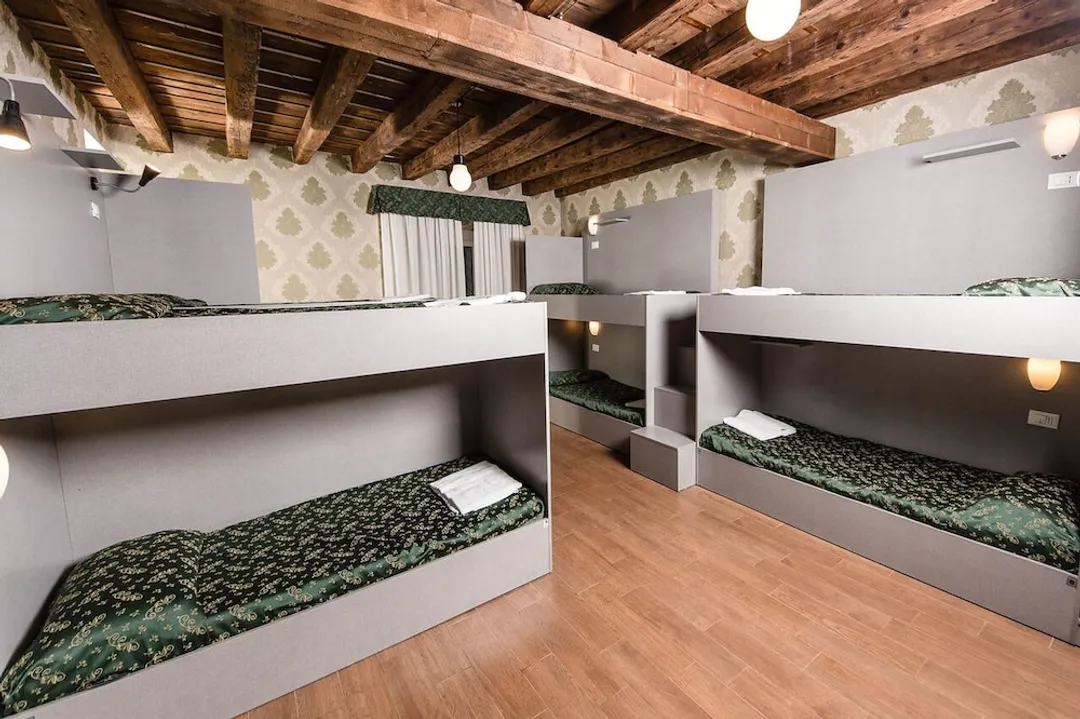 美麗飯店-Bed in 5-Bed Dormitory Room - 1 single bed and 2 bunk beds (5 single beds)-3