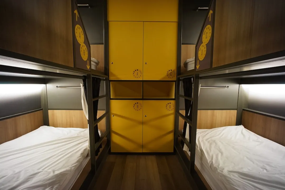 BRB 호스텔 방콕 실롬-Bed in 4 Single Bed Dormitory Room-1