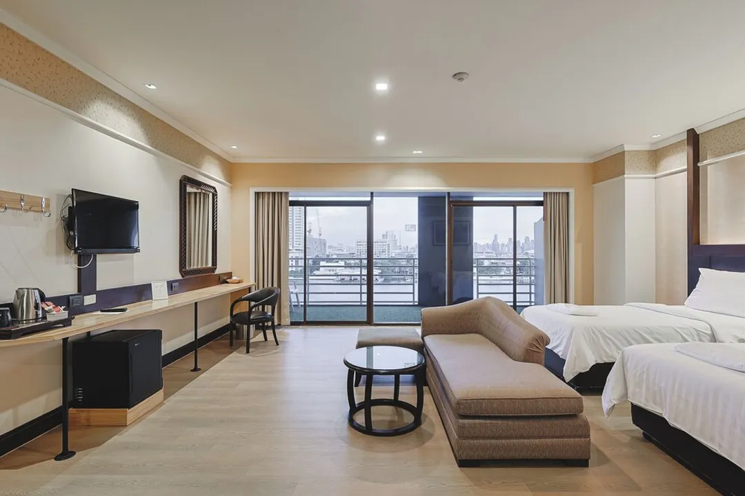 皇家河畔飯店 - SHA Extra Plus 認證-Premier Room Twin Bed (River View)-1