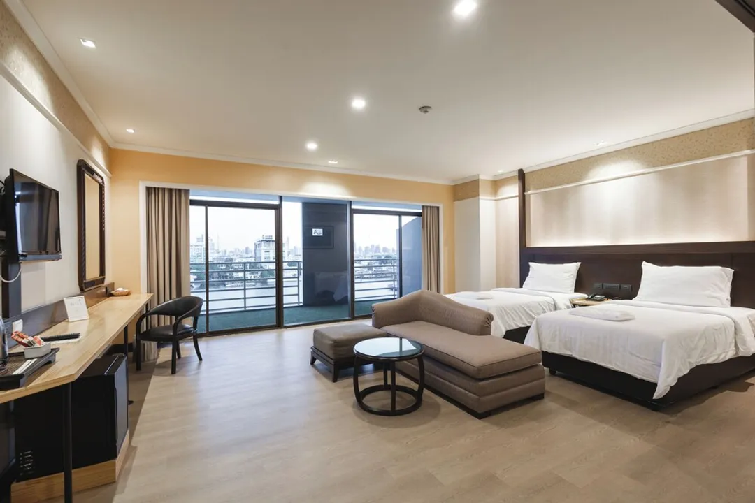 皇家河畔飯店 - SHA Extra Plus 認證-Premier Room Twin Bed (River View)-3