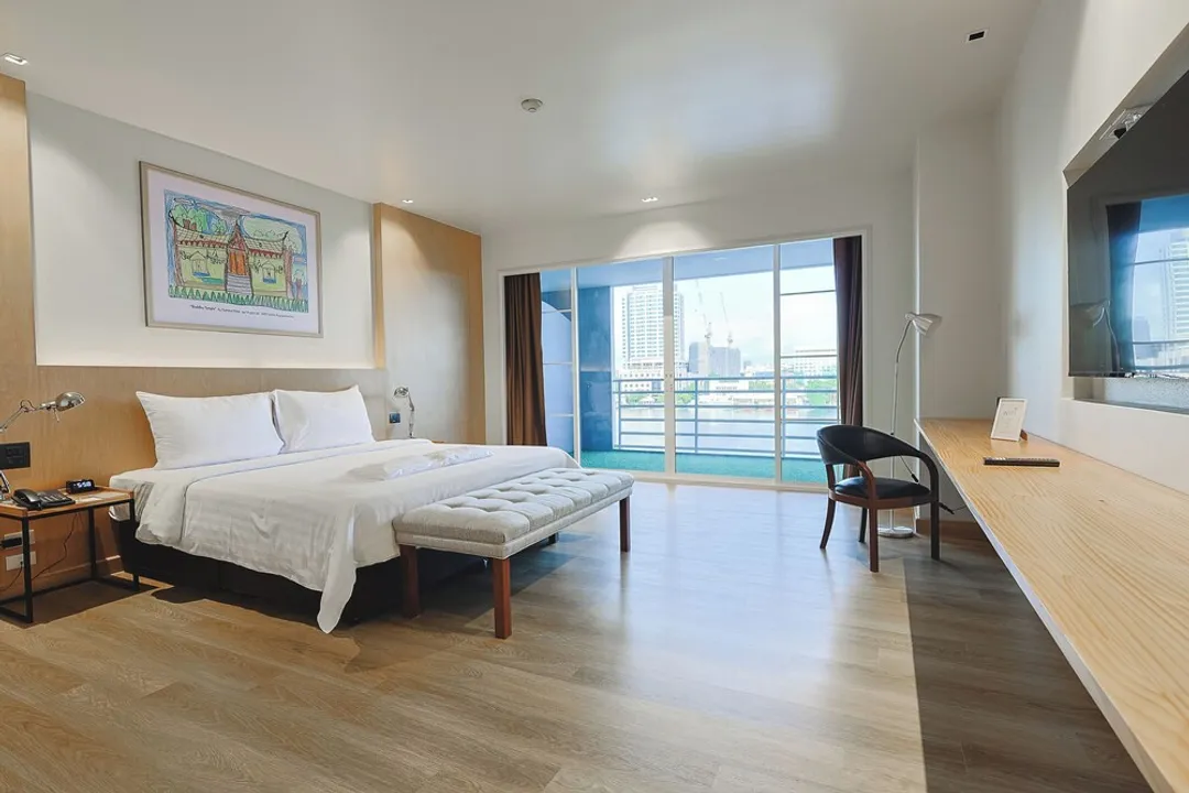 皇家河畔飯店 - SHA Extra Plus 認證-Premier Modern Room King bed (River View)-1