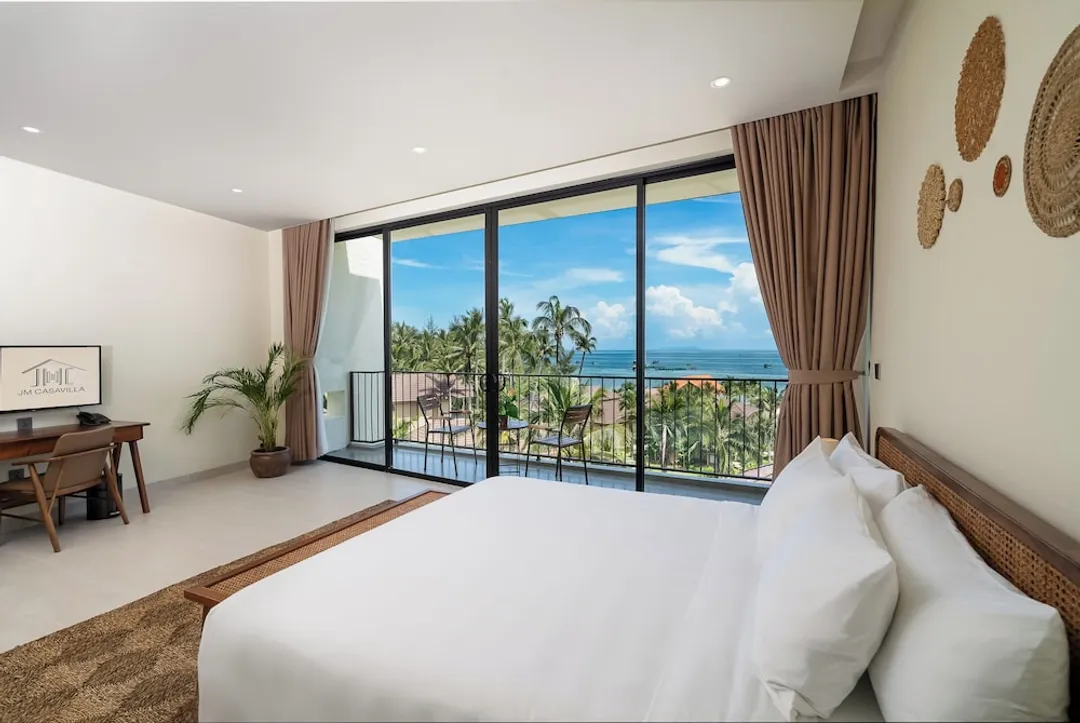 JM Casavilla Retreat Phu Quoc-豪華雙人房, 1 張特大雙人床, 海景 (Deluxe Sea Side Double)-6