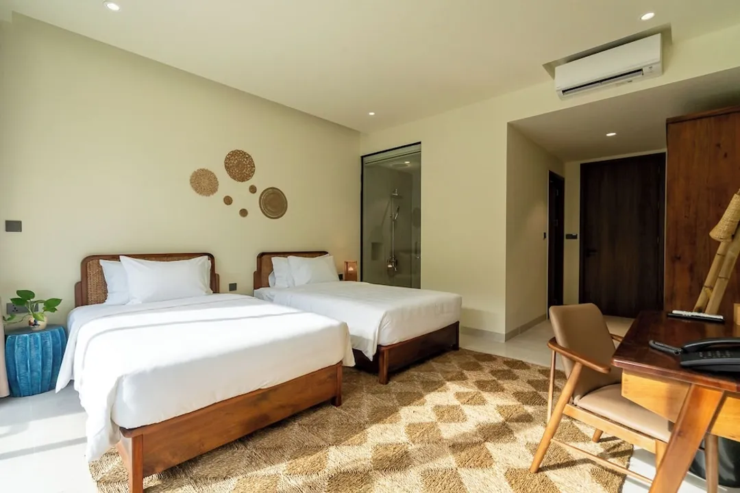 JM Casavilla Retreat Phu Quoc-高級客房, 2 張單人床 (Superior Garden View Room Twin)-3