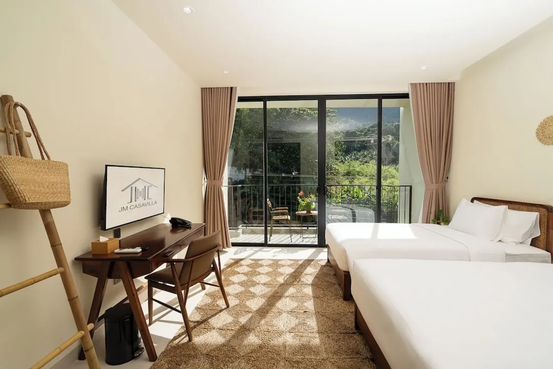 JM Casavilla Retreat Phu Quoc-高級客房, 2 張單人床 (Superior Garden View Room Twin)-1
