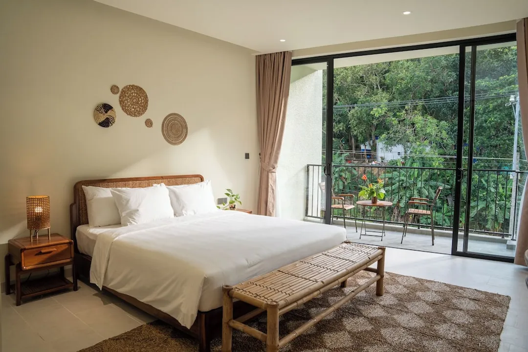 JM Casavilla Retreat Phu Quoc-高級客房, 1 張特大雙人床, 山景 (Superior Garden View Room Double)-1