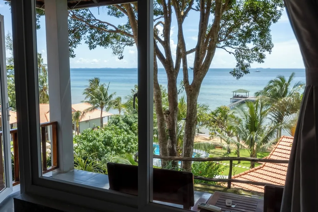 可夏納渡假村-豪華雙人房, 1 張特大雙人床, 海景 (Bungalow Deluxe Sea View)-17