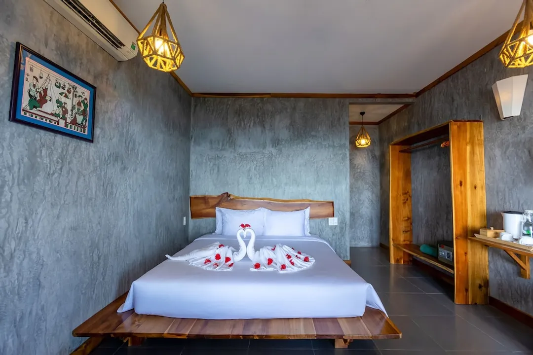 可夏納渡假村-豪華雙人房, 1 張特大雙人床, 海景 (Bungalow Deluxe Sea View)-4