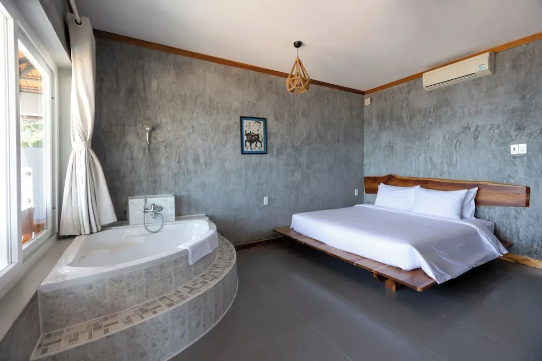 可夏納渡假村-豪華雙人房, 1 張特大雙人床, 海景 (Bungalow Deluxe Sea View)-6