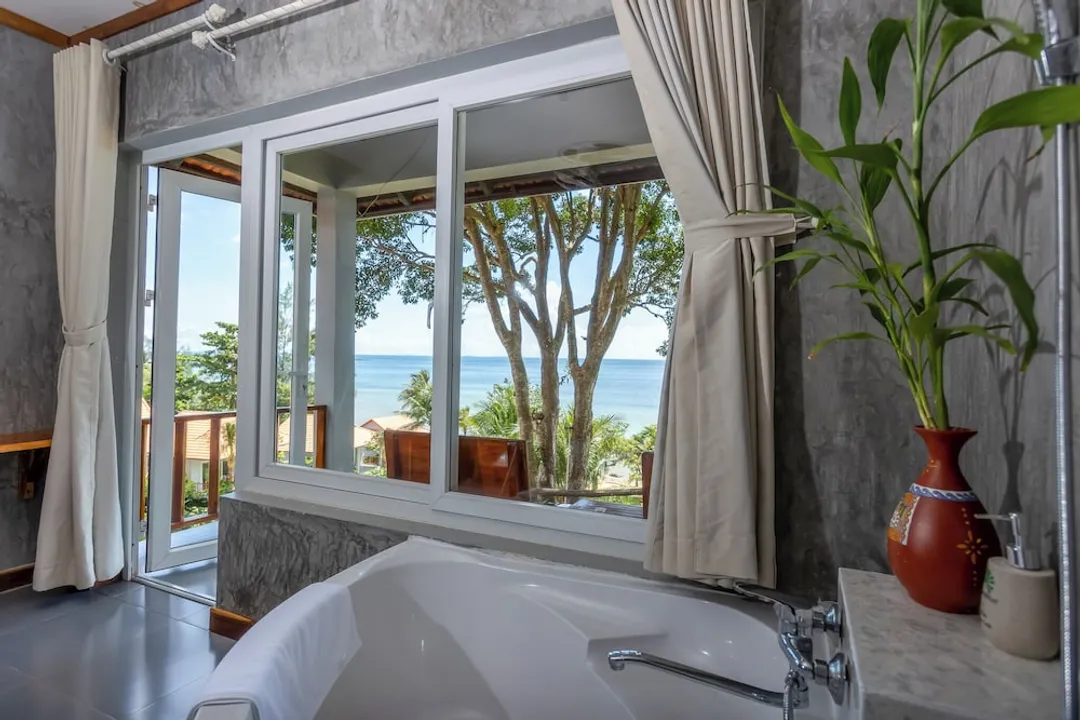 可夏納渡假村-豪華雙人房, 1 張特大雙人床, 海景 (Bungalow Deluxe Sea View)-16