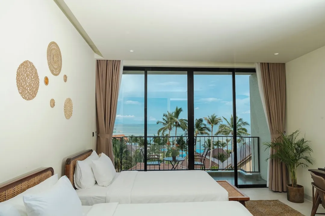 JM Casavilla Retreat Phu Quoc-豪華雙床房, 2 張單人床, 海景 (Seaside Deluxe Room Twin)-1