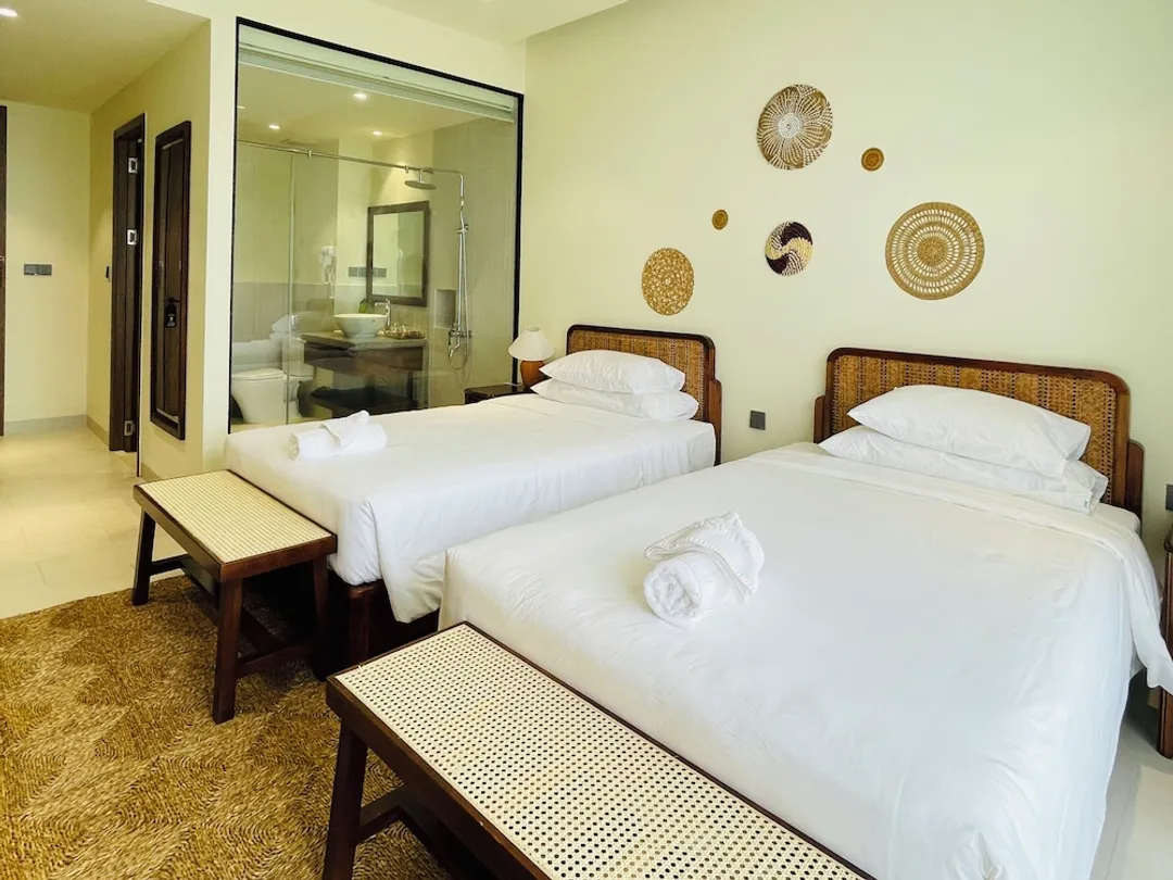 JM Casavilla Retreat Phu Quoc-豪華雙床房, 2 張單人床, 海景 (Seaside Deluxe Room Twin)-6