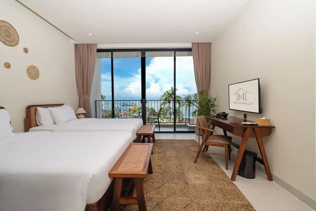 JM Casavilla Retreat Phu Quoc-豪華雙床房, 2 張單人床, 海景 (Seaside Deluxe Room Twin)-2