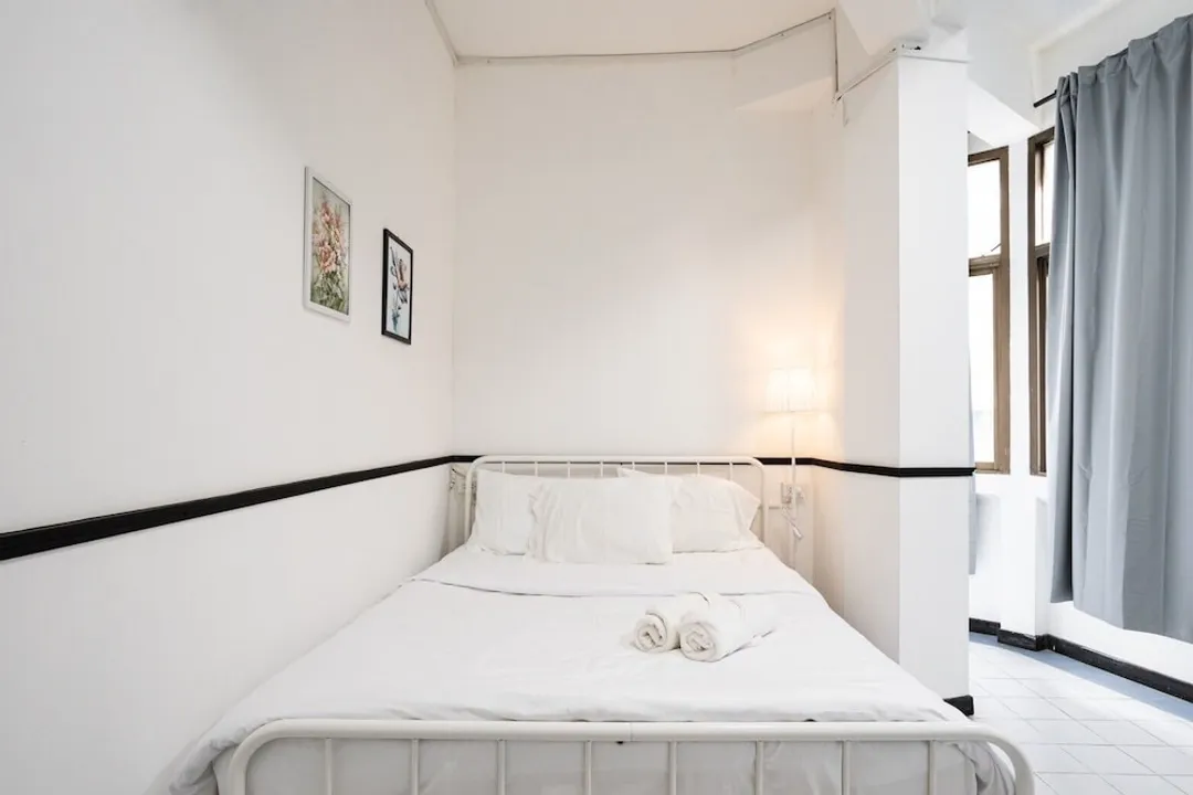 Bob House MRT Hua Lamphong-Deluxe Double Room, City View-7