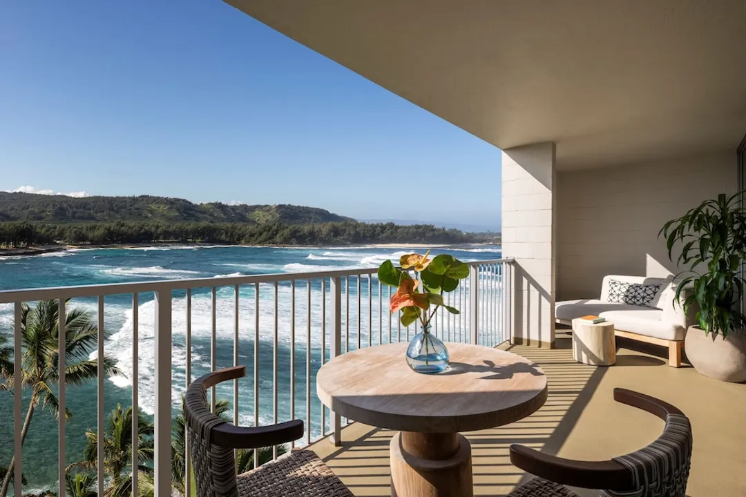 더 리츠칼튼 오아후, 터틀 베이-Suite, 2 Queen Beds, Lanai, Oceanfront (Mobility/Hearing Access, Roll-in Shwr)-3