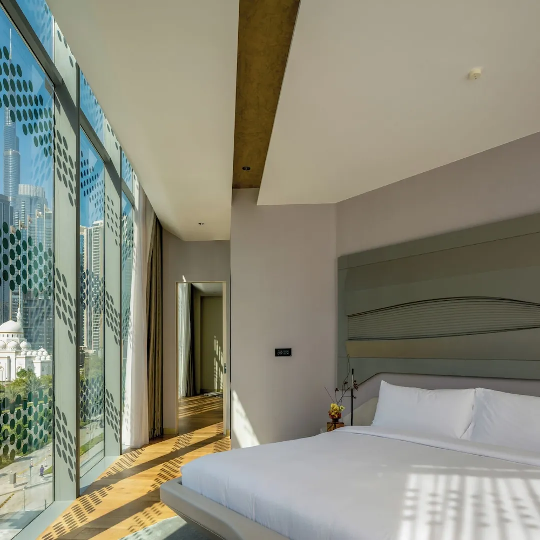 ミー ドバイ バイ メリア-Beyond ME + Suite with Burj Khalifa View and Jacuzzi (2+1)-3