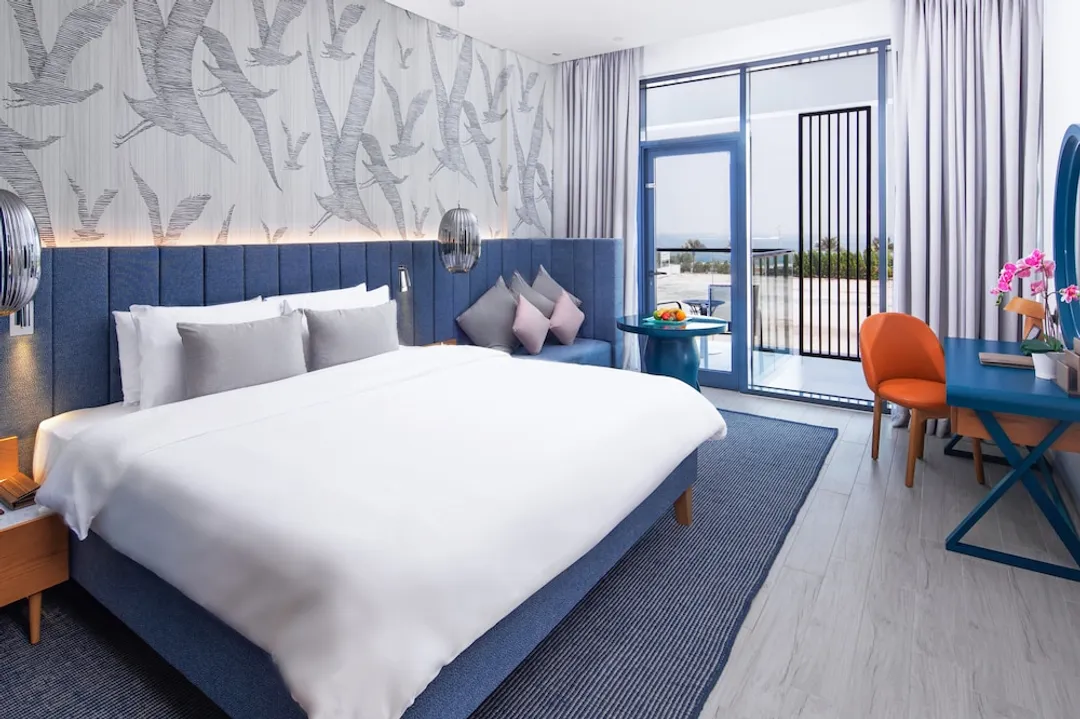 棕櫚 C 中央渡假村-Deluxe Double Room With Balcony And Hotel Private Beach Access-1