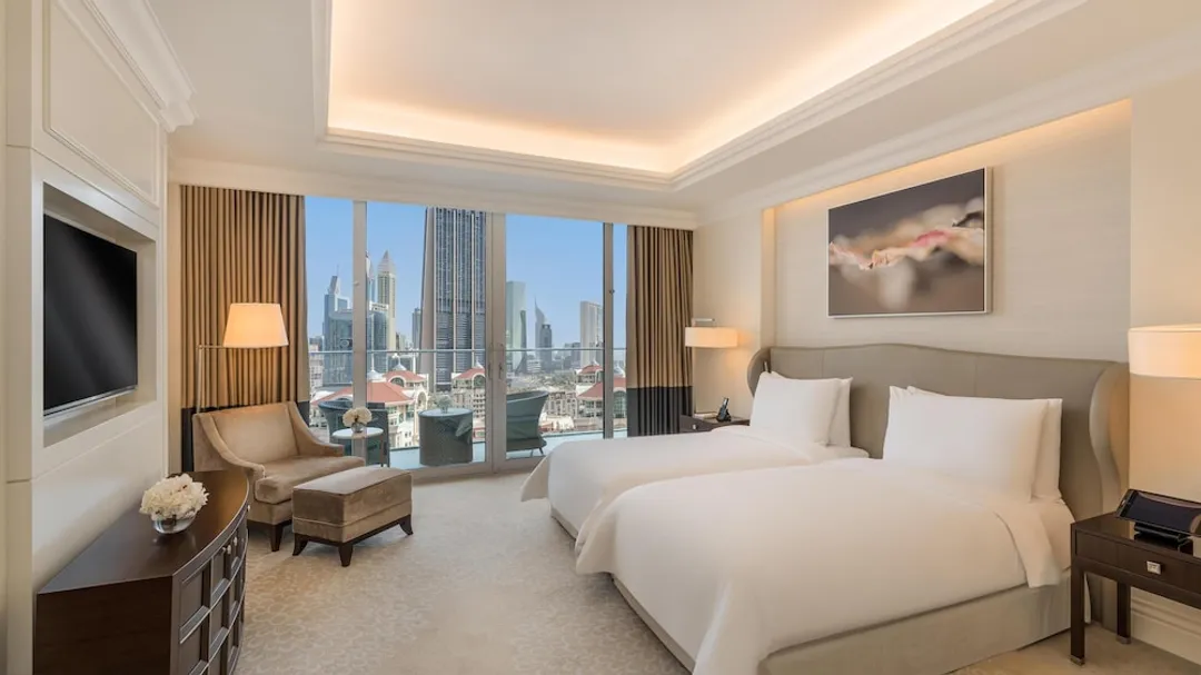 ケンピンスキー ザ ブールバード ドバイ-デラックス ルーム シングルベッド 2 台 (Grand Premier Burj View Room Twin)-1