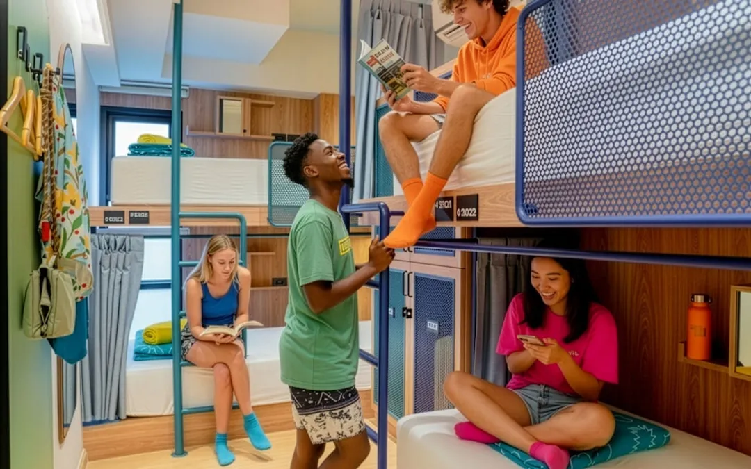 럽 디 방콕 시암 호스텔-Bed in 4-Bed Mixed Dormitory Room-1