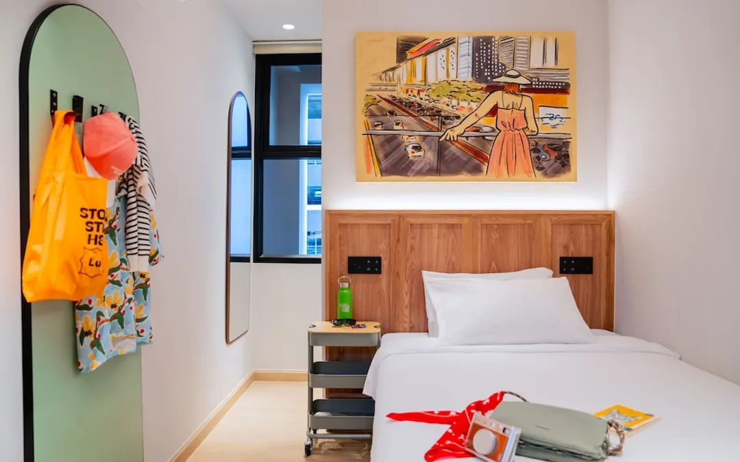 럽 디 방콕 시암 호스텔-The Compact - Economy Double Room-6