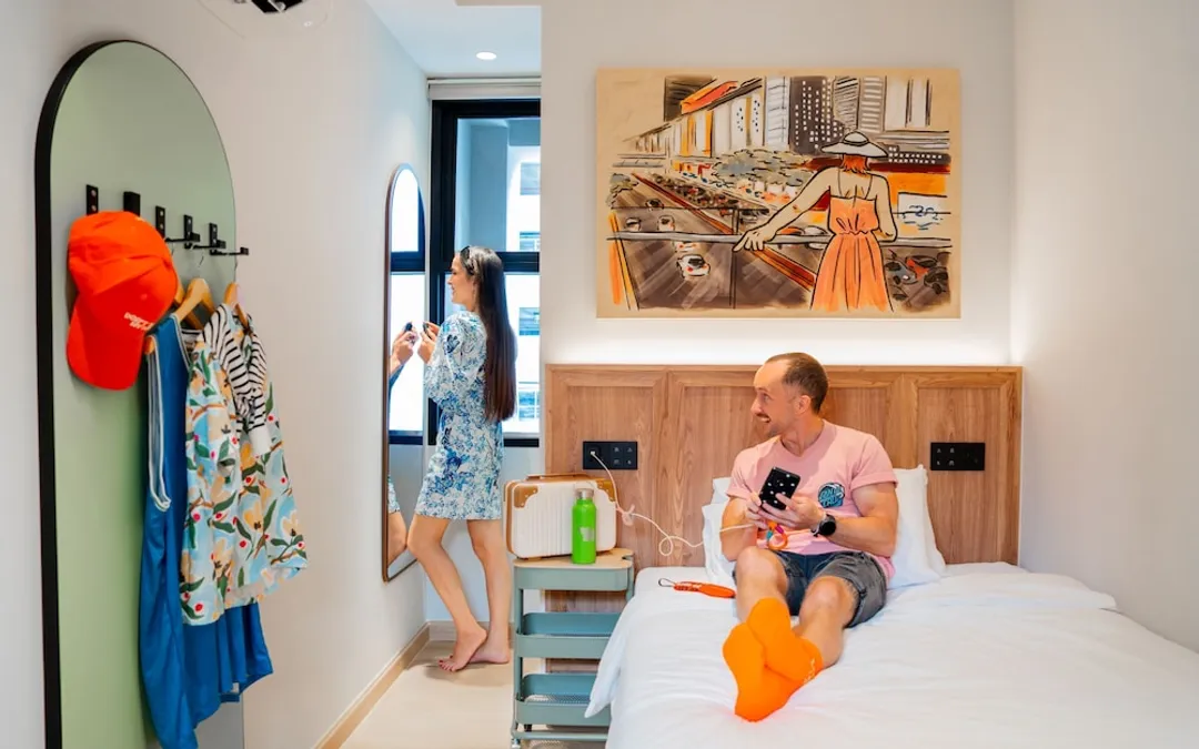 럽 디 방콕 시암 호스텔-The Compact - Economy Double Room-3
