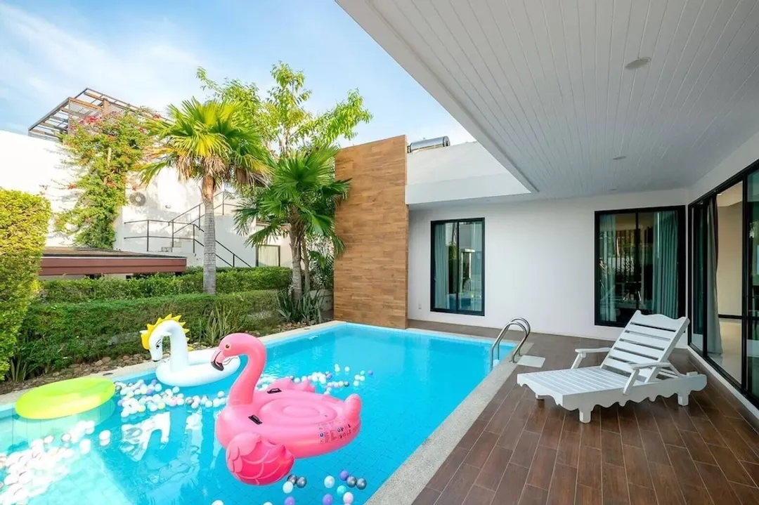 華欣海魁特花園飯店-Private Pool Villa 2 Bedroom for 5 people - Stay 24 Hours-4