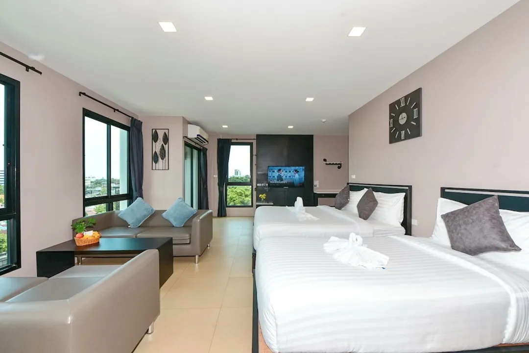 NORN Rimklong 曼谷酒店-家庭房-6