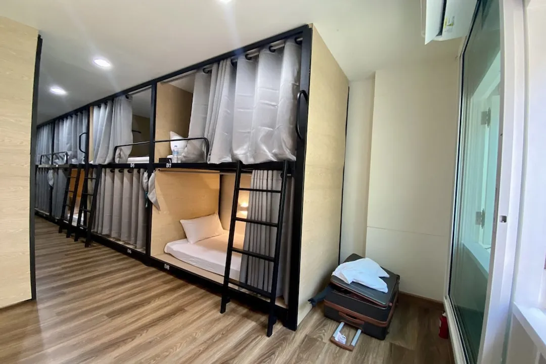 Forgotten Hostel Silom-Upper bed in mixed dormitory-3