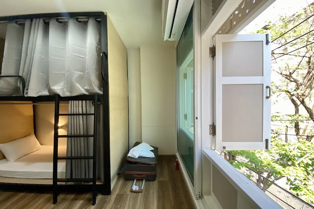 Forgotten Hostel Silom-Upper bed in mixed dormitory-5
