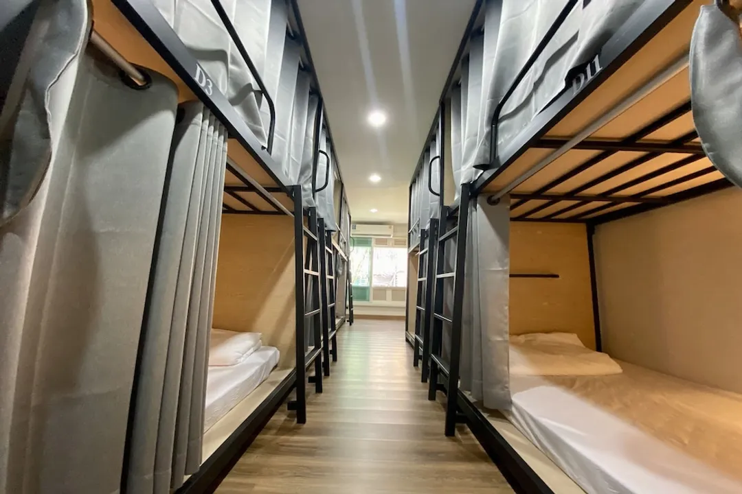 Forgotten Hostel Silom-Upper bed in mixed dormitory-6