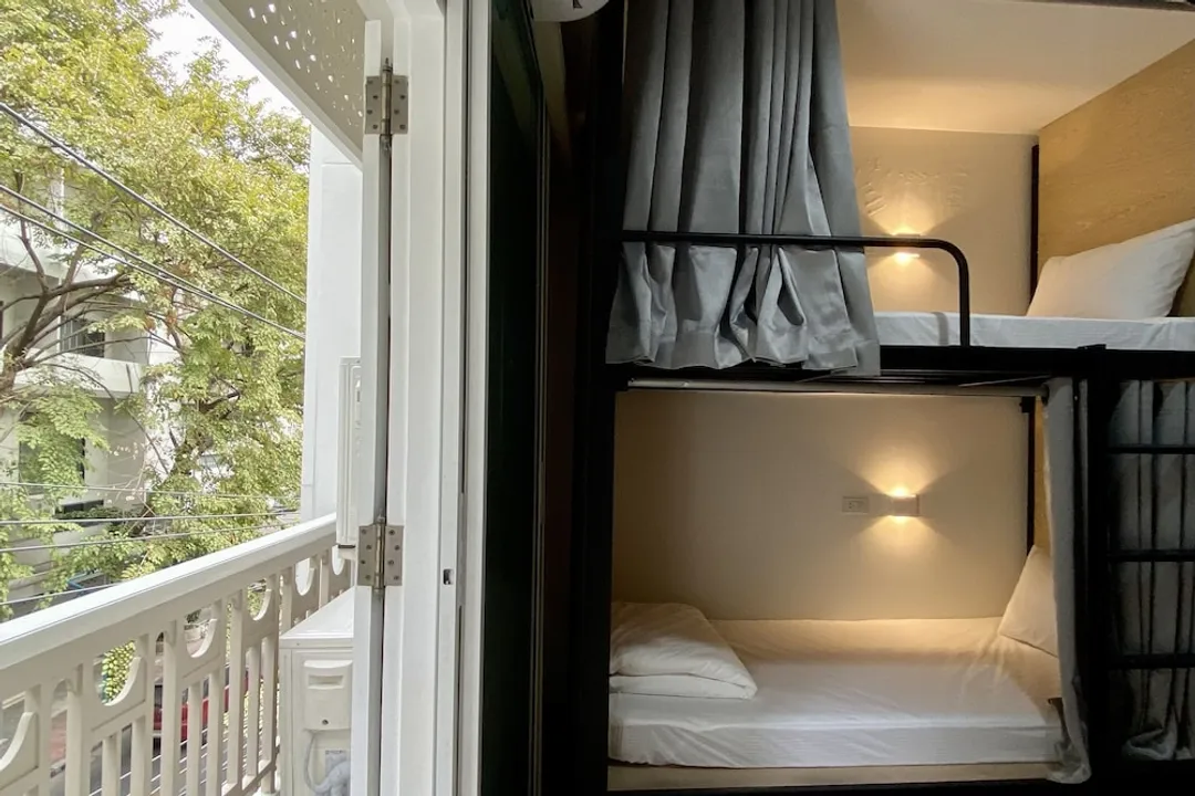 Forgotten Hostel Silom-Upper bed in Female Dormitory-4