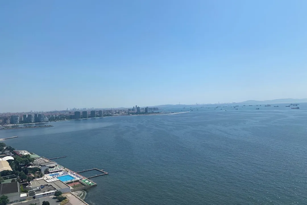 伊斯坦堡泊拉特萬麗飯店-俱樂部客房, 2 張單人床, 海景-3