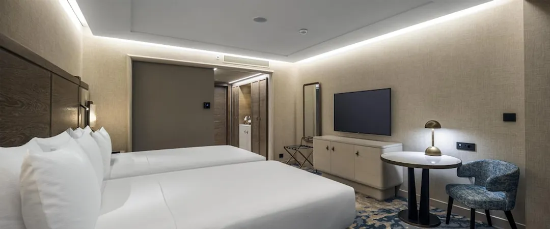 伊斯坦堡博斯普魯斯希爾頓飯店-Two Double Beds Deluxe Room - City View-4
