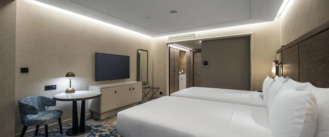 伊斯坦堡博斯普魯斯希爾頓飯店-Two Double Beds Deluxe Room - Bosphorus View-2
