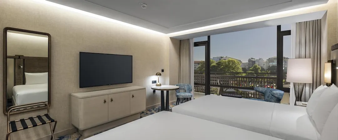 伊斯坦堡博斯普魯斯希爾頓飯店-Two Double Beds Executive Room - City View-3