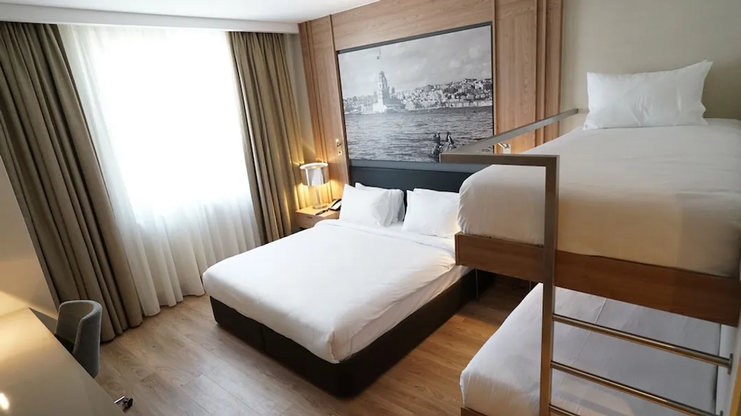 TRYP 바이 윈덤 이스탄불 바슨 엑스프레스-패밀리 더블룸 또는 트윈룸, 침대(여러 개), 금연 (TRYP, 1 Queen & 1 Bunk Bed)-3