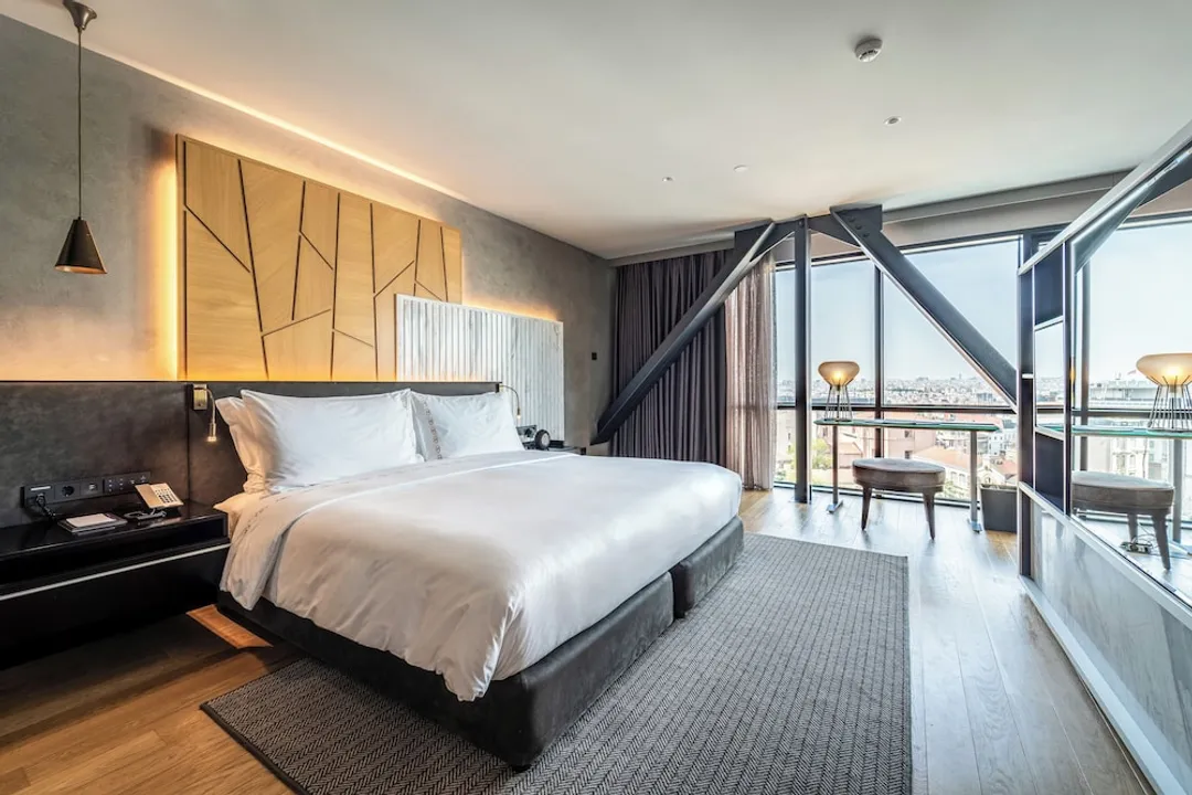 ソフィテル イスタンブール タクシム-Luxury Room, King Bed, Taksim Square View-3