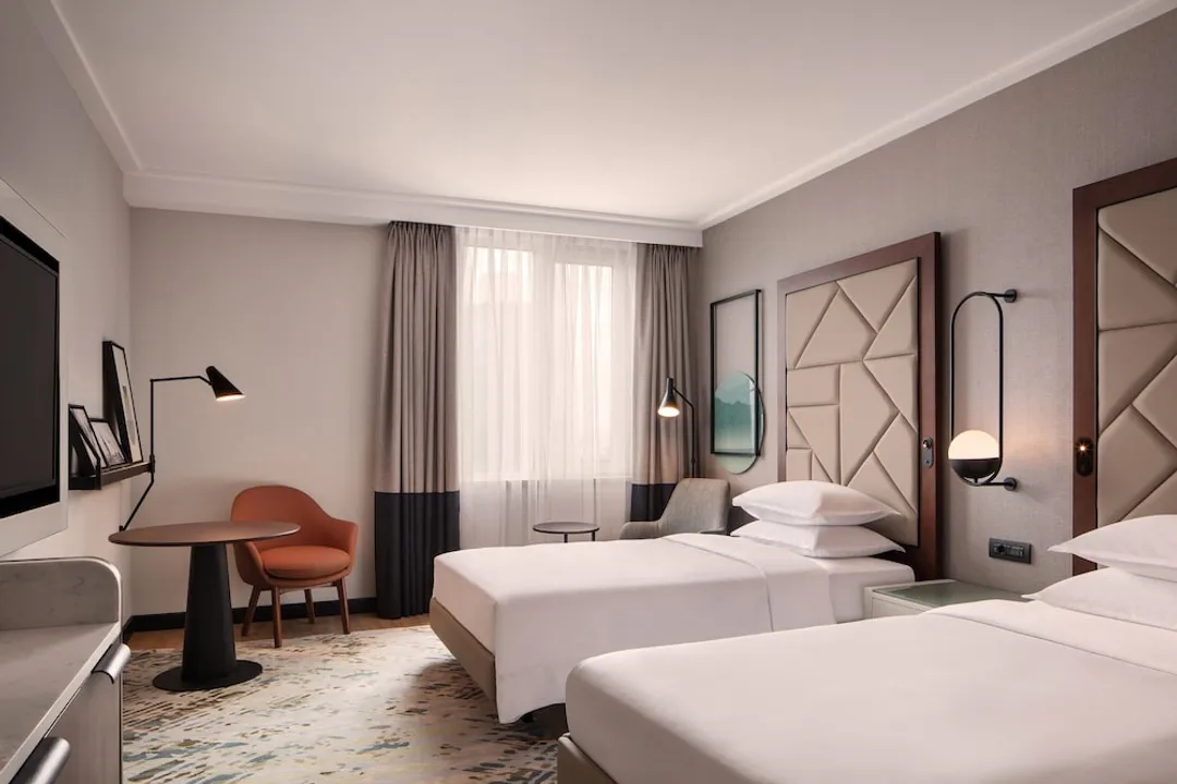 Sheraton Istanbul Levent-全景客房, 2 张单人床, 城市景观-1