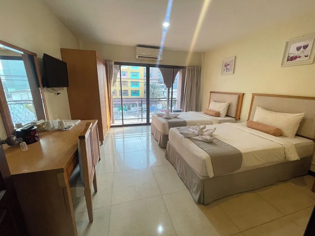 Babylon Residence Inn pattaya-Deluxe Room, 1 King Bed-6