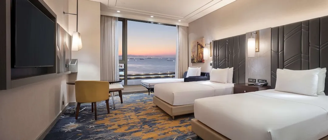 힐튼 이스탄불 바키르코이-Twin Deluxe Room with Sea View-4