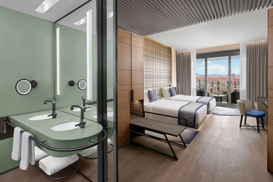 伊斯坦堡馬爾馬拉海 JW 萬豪飯店-Deluxe City View, Guest Room, 2 Twin-2