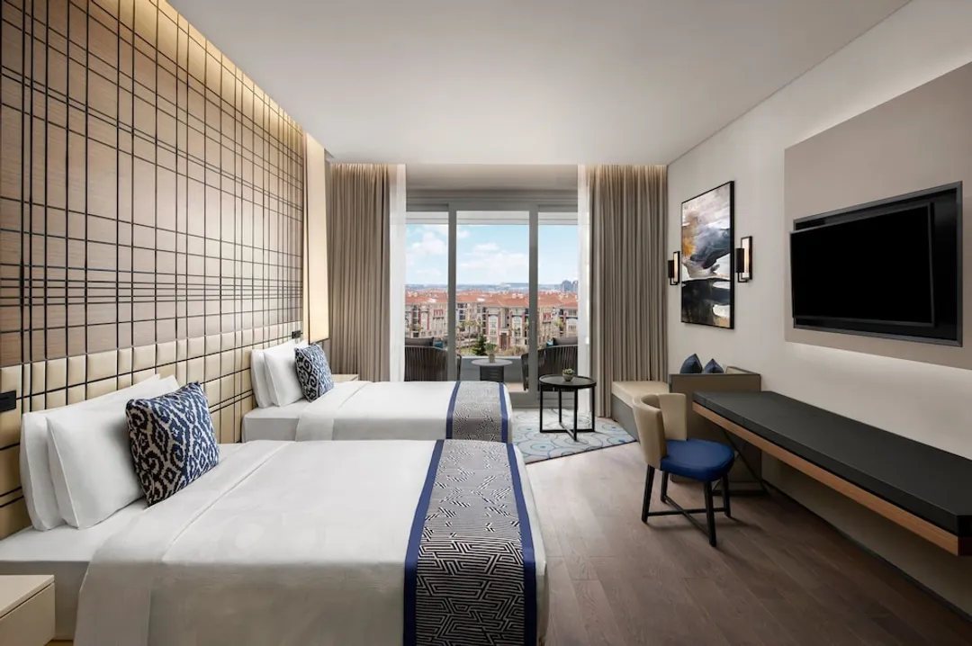 伊斯坦堡馬爾馬拉海 JW 萬豪飯店-Deluxe City View, Guest Room, 2 Twin-1