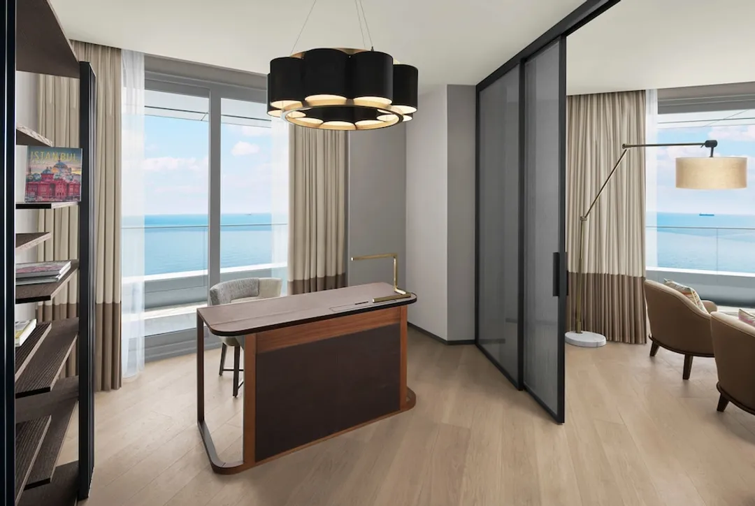 伊斯坦堡馬爾馬拉海 JW 萬豪飯店-Executive Suite, Executive lounge access, 1 King, Sea view, Balcony-4