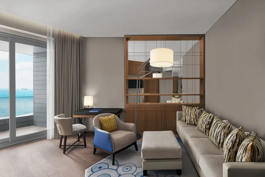 伊斯坦堡馬爾馬拉海 JW 萬豪飯店-Elite Suite Partial View, Executive Lounge Access, 1 King, Sea View, Balcony-3