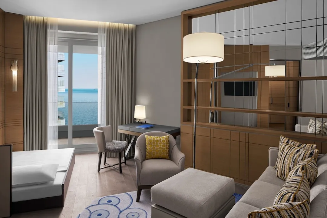 伊斯坦堡馬爾馬拉海 JW 萬豪飯店-Elite Suite Partial View, Executive Lounge Access, 1 King, Sea View, Balcony-4