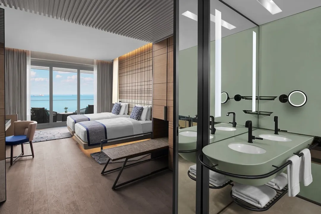 伊斯坦堡馬爾馬拉海 JW 萬豪飯店-Deluxe Sea View, Guest room, 2 Twin, Sea view, Balcony-3