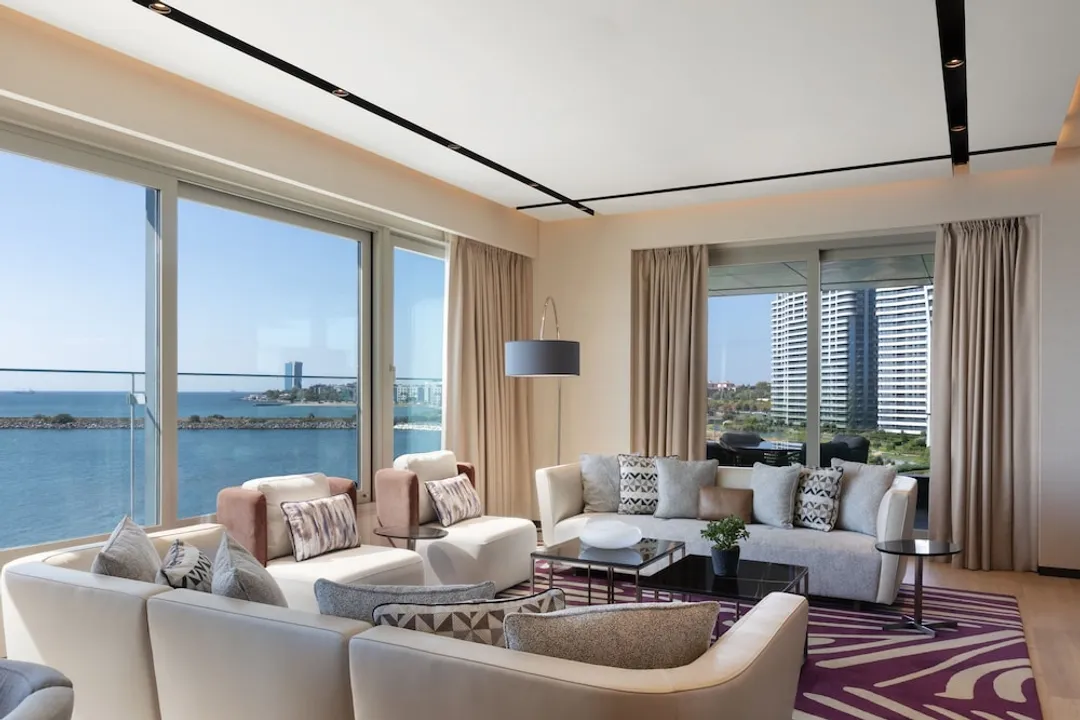 伊斯坦堡馬爾馬拉海 JW 萬豪飯店-Spacious Two Bedroom Residence, Executive Lounge Access, 2 King, Sea View, Balcony-1