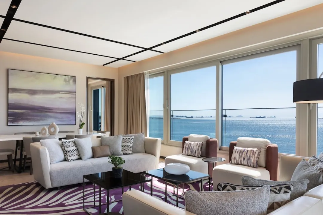 伊斯坦堡馬爾馬拉海 JW 萬豪飯店-Spacious Two Bedroom Residence, Executive Lounge Access, 2 King, Sea View, Balcony-10